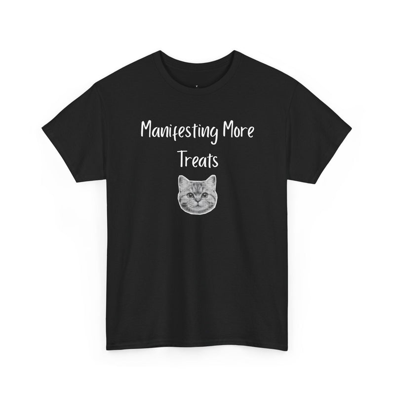 Manifesting More Treats T-Shirt in Black