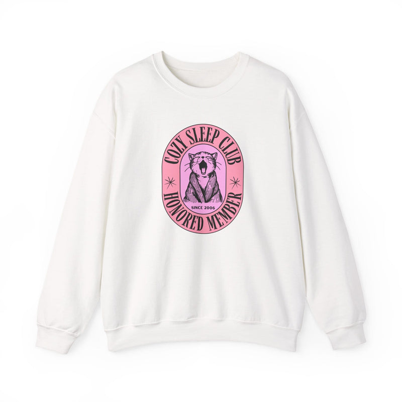 Cozy Sleep Club Sweatshirt in White