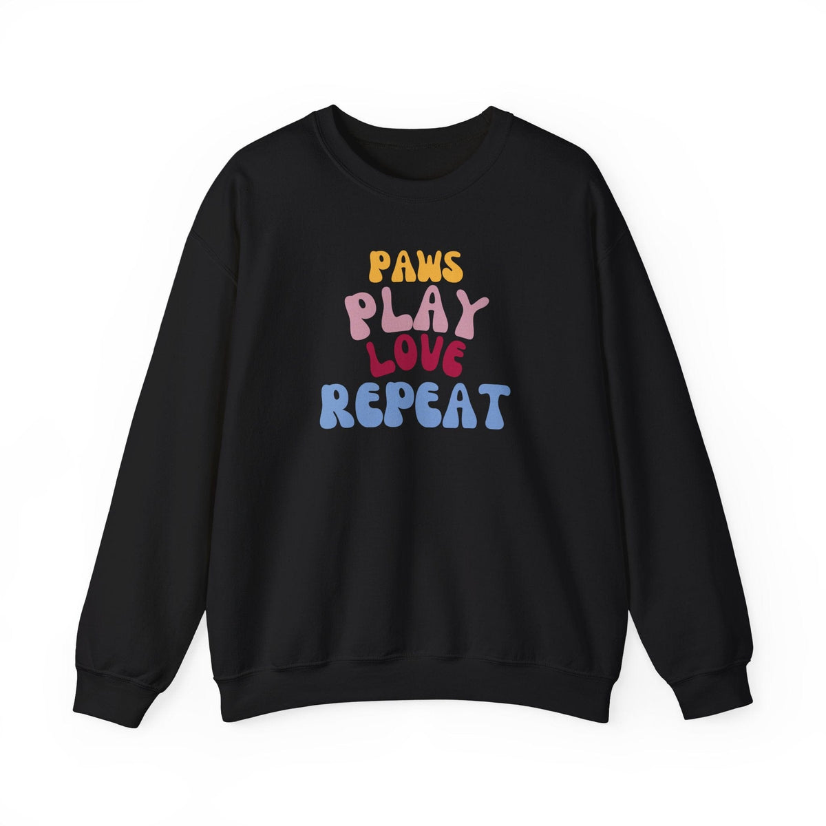 Paws Play Love Repeat Sweatshirt - PetXcite