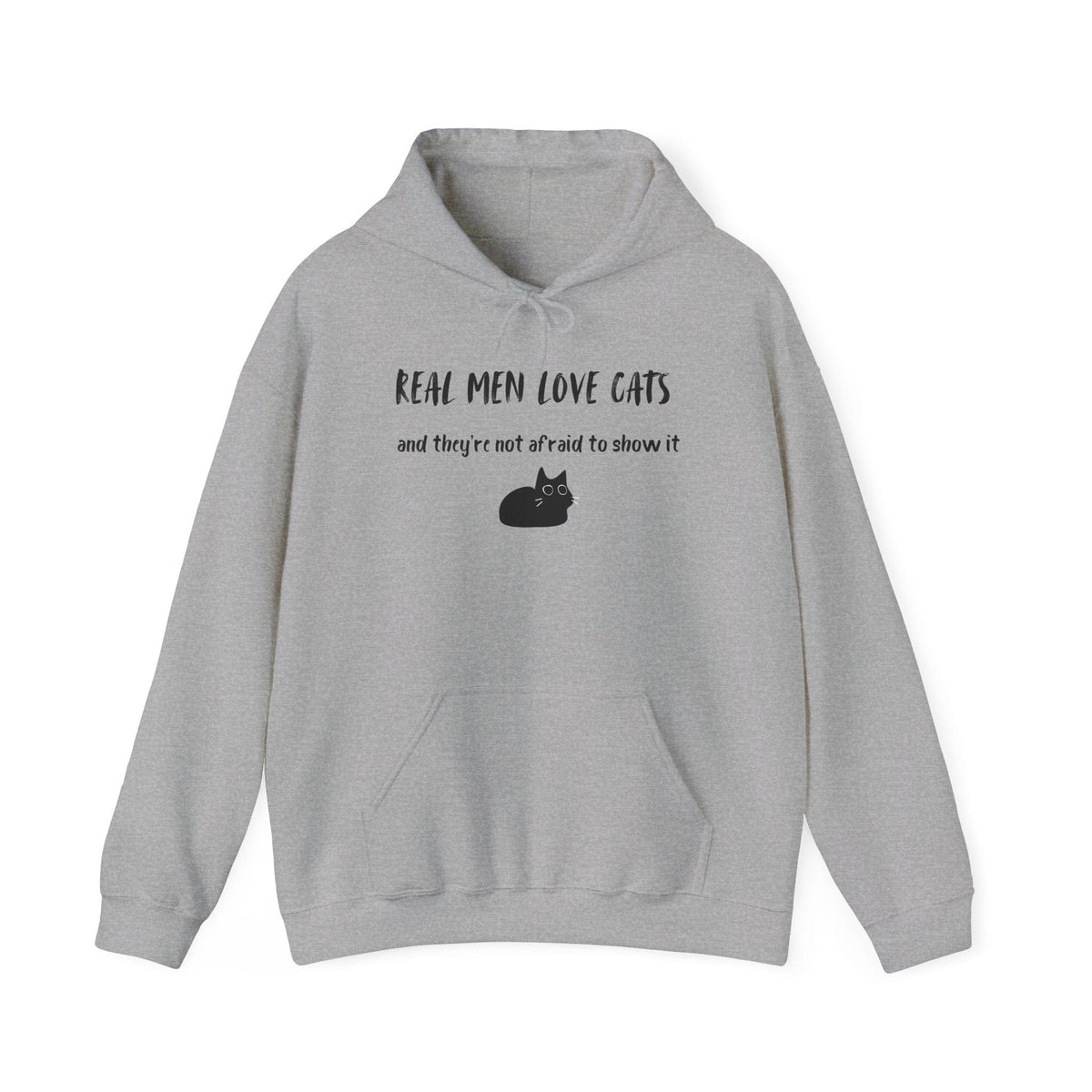 Real Men Love Cats (and they’re not afraid to show it) Hoodie - PetXcite