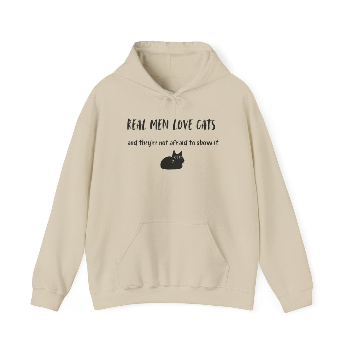 Real Men Love Cats (and they’re not afraid to show it) Hoodie - PetXcite