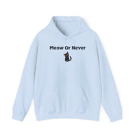 Meow Or Never Hoodie - PetXcite