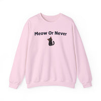 Meow Or Never Sweatshirt - PetXcite