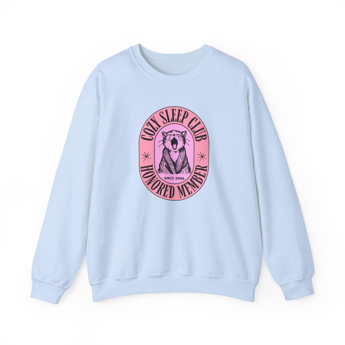 Cozy Sleep Club Sweatshirt in Light Blue