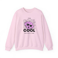 Too Cool For Bath Time Sweatshirt in Light Pink