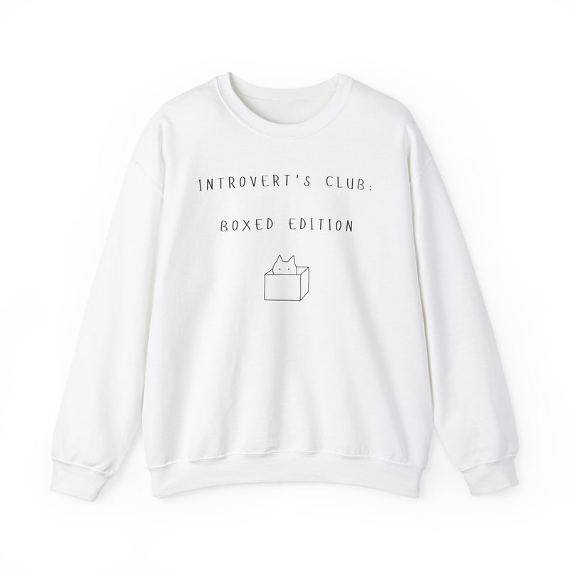 Introvert's Club: Boxed Edition Sweatshirt - PetXcite