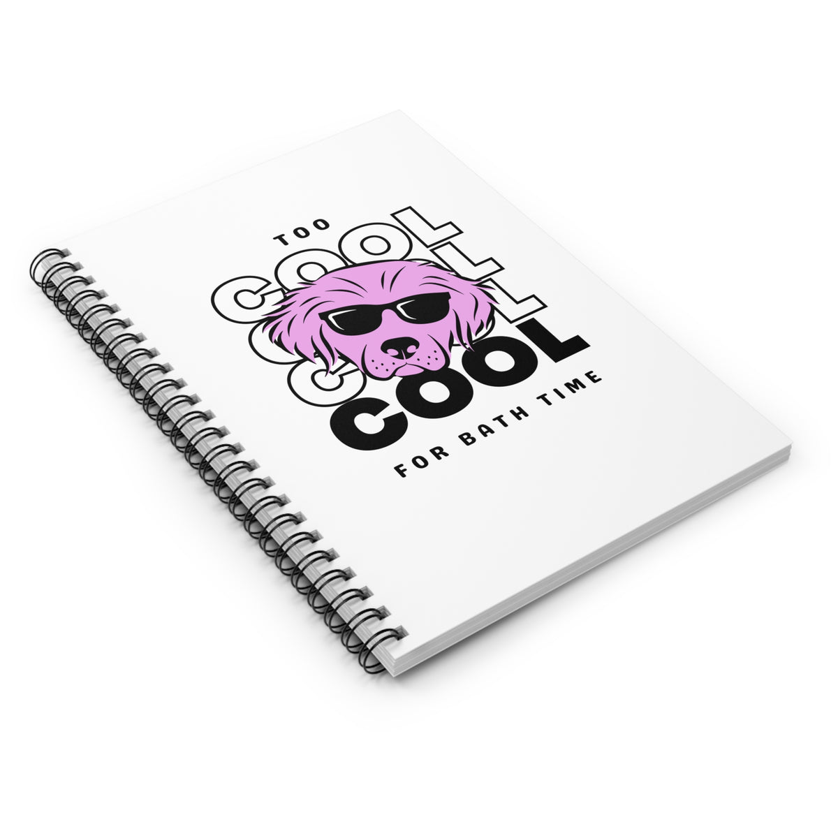 Too Cool For Bath Time Notebook, additional view