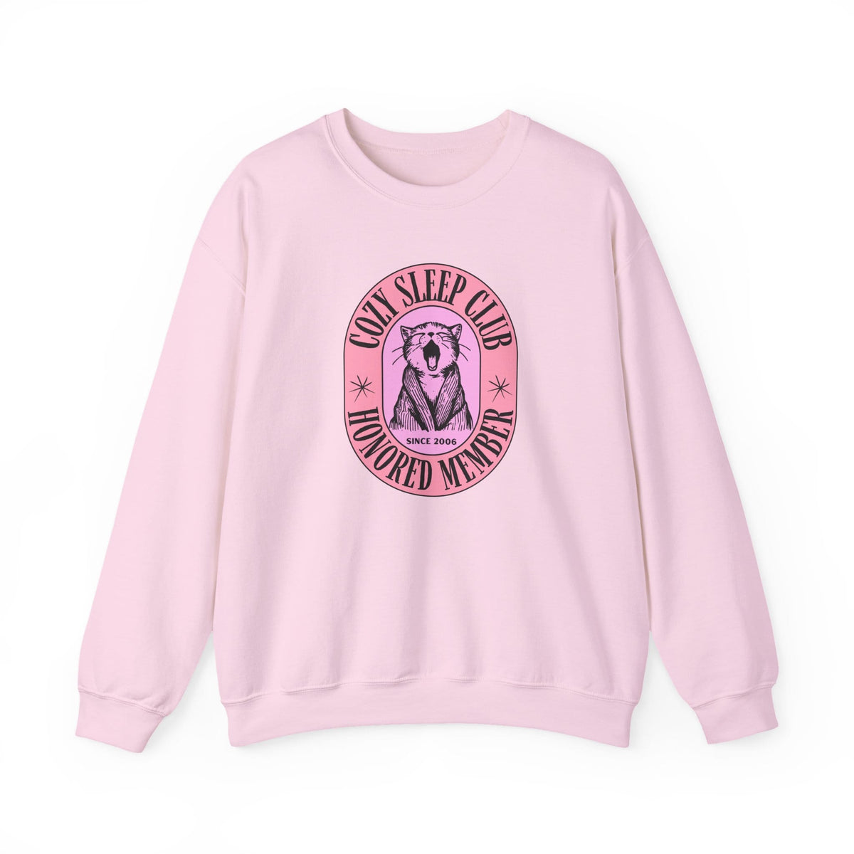 Cozy Sleep Club Sweatshirt in Light Pink