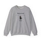Introverted But Willing To Discuss Cats Sweatshirt in Sport Grey