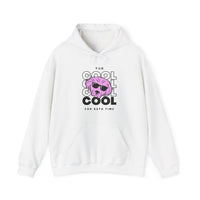 Too Cool For Bath Time Hoodie in White