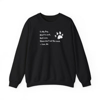 To My Dog Sweatshirt - PetXcite