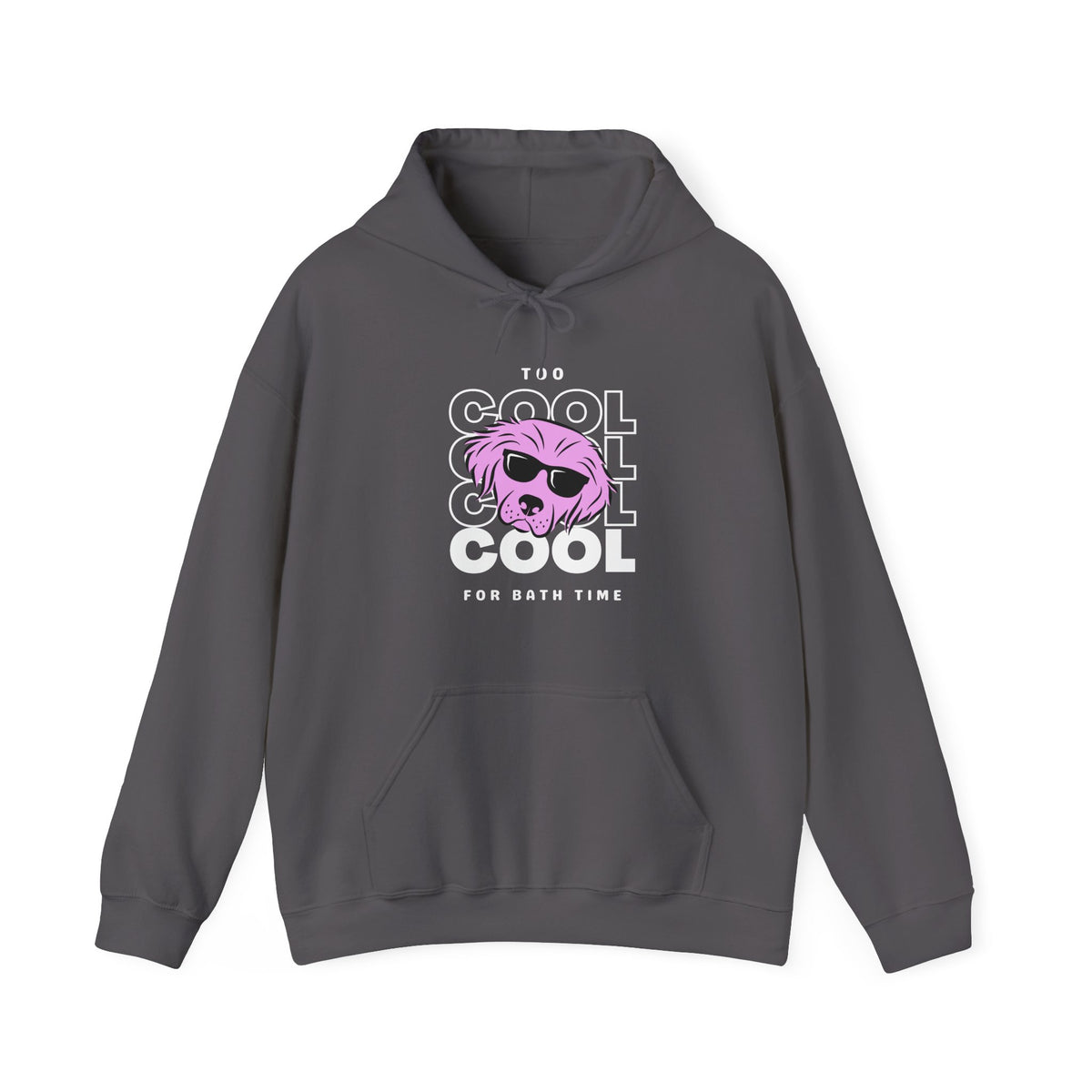 Too Cool For Bath Time Hoodie in Charcoal