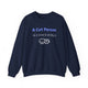 A Cat Person In A Dog's World Sweatshirt - PetXcite