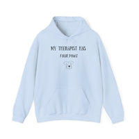 My Therapist Has Four Paws Hoodie - PetXcite