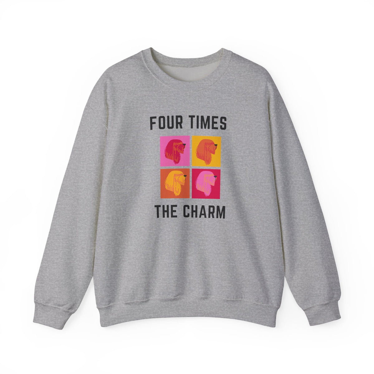 Four Times The Charm Sweatshirt in Sport Grey