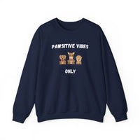 Pawsitive Vibes Only Sweatshirt - PetXcite