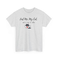 Just Me, My Cat, and a cup of coffee T-Shirt - PetXcite