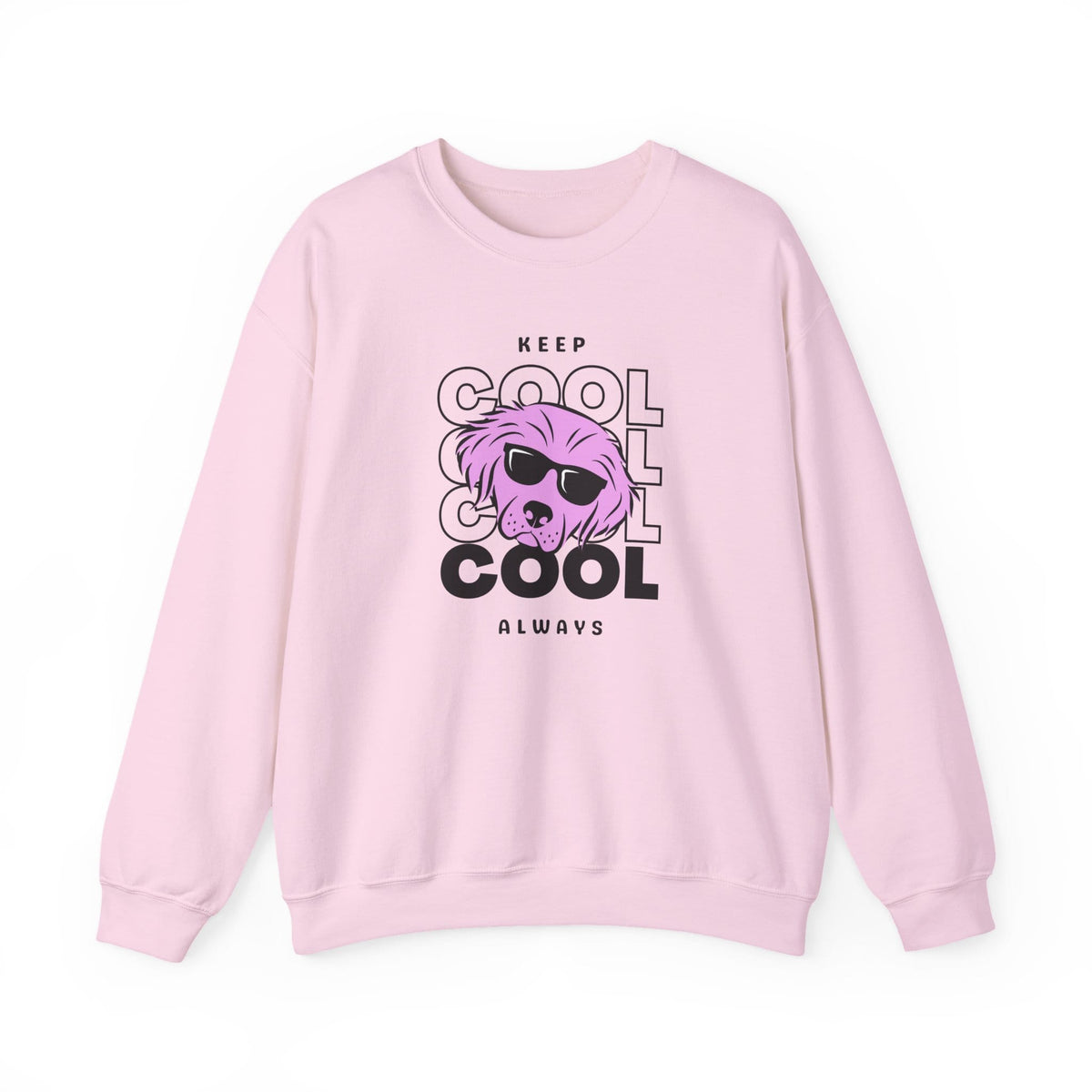 Keep Cool Always Sweatshirt in Light Pink
