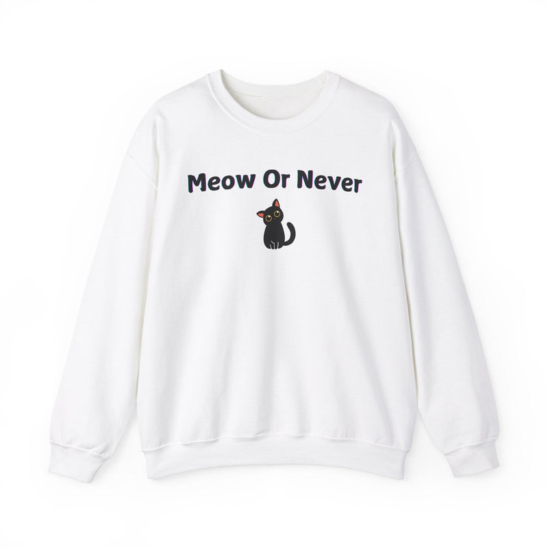 Meow Or Never Sweatshirt - PetXcite