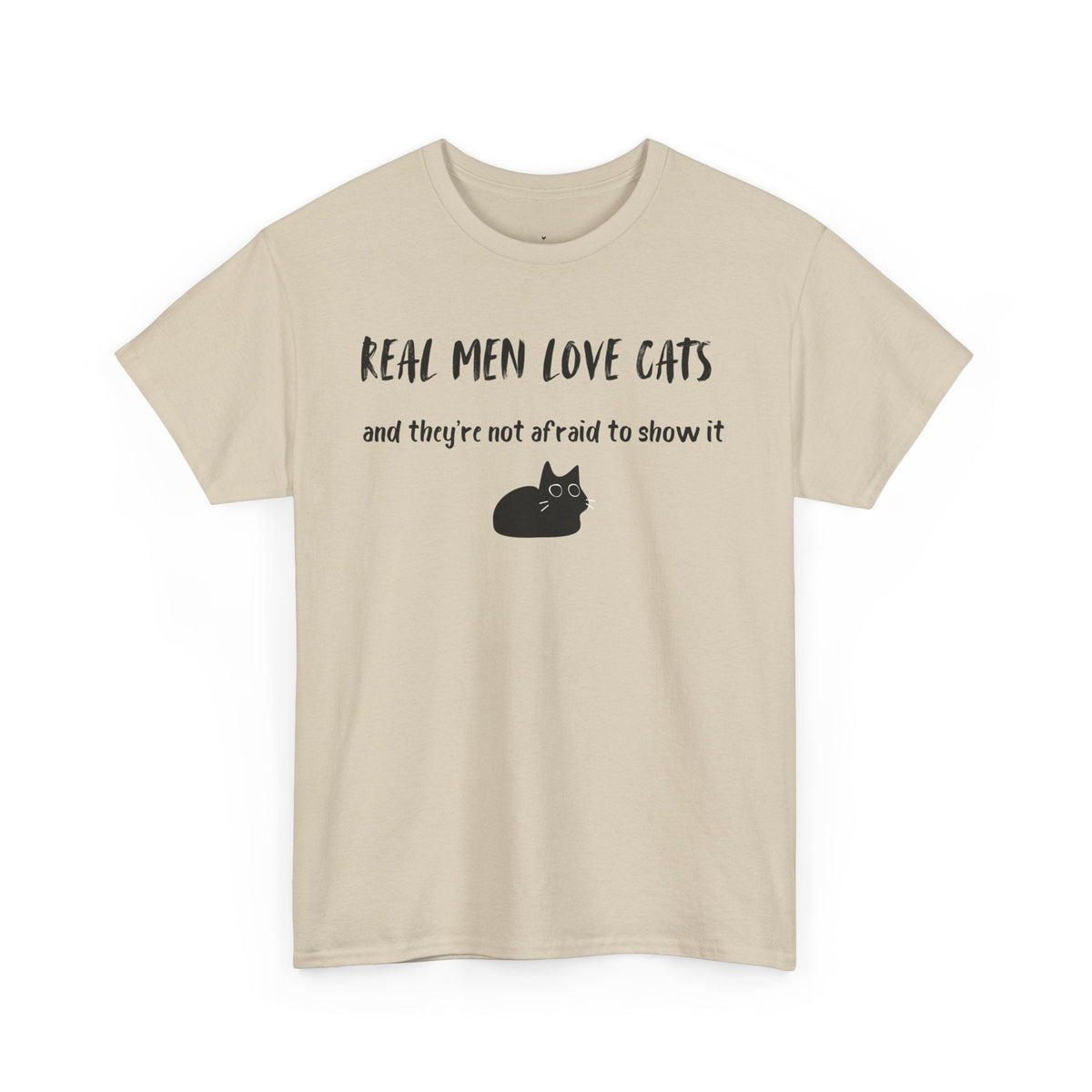 Real Men Love Cats (and they’re not afraid to show it) T-Shirt - PetXcite