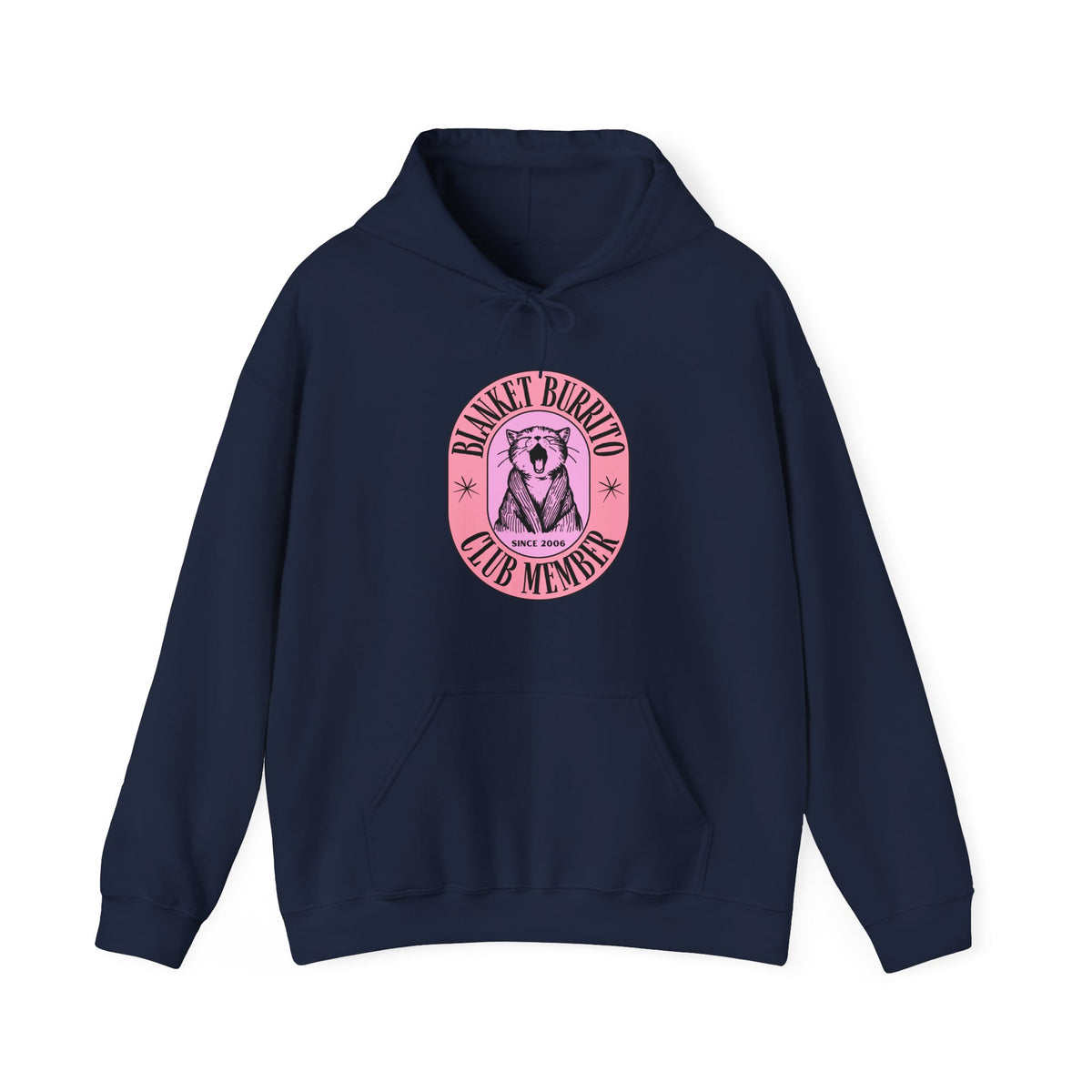 Blanket Burrito Club Hoodie in Navy