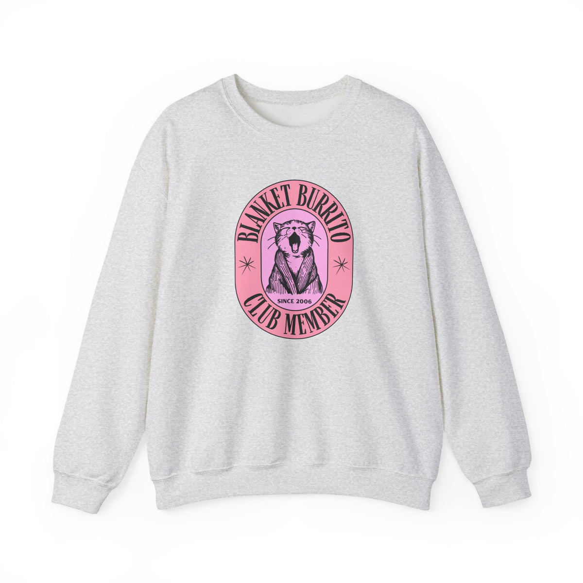 Blanket Burrito Club Sweatshirt in Ash