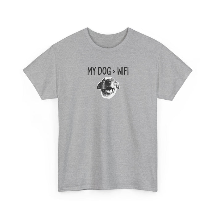 My Dog > WiFi T-Shirt in Sport Grey