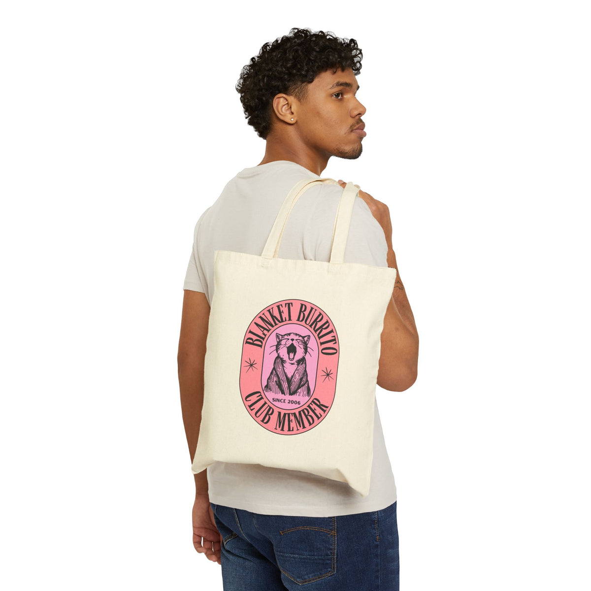 Blanket Burrito Club Tote Bag, additional view