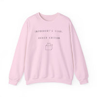 Introvert's Club: Boxed Edition Sweatshirt in Light Pink