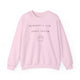 Introvert's Club: Boxed Edition Sweatshirt in Light Pink