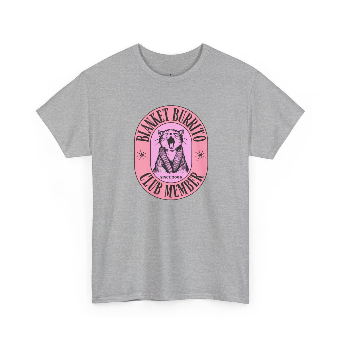 Blanket Burrito Club T-Shirt in Sport Grey