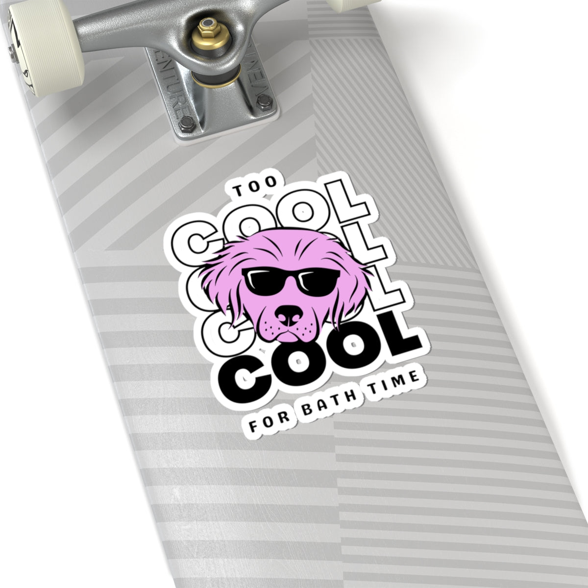 Too Cool For Bath Time Sticker, additional view