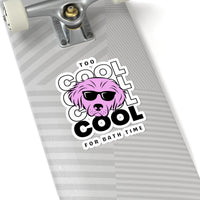 Too Cool For Bath Time Sticker, additional view