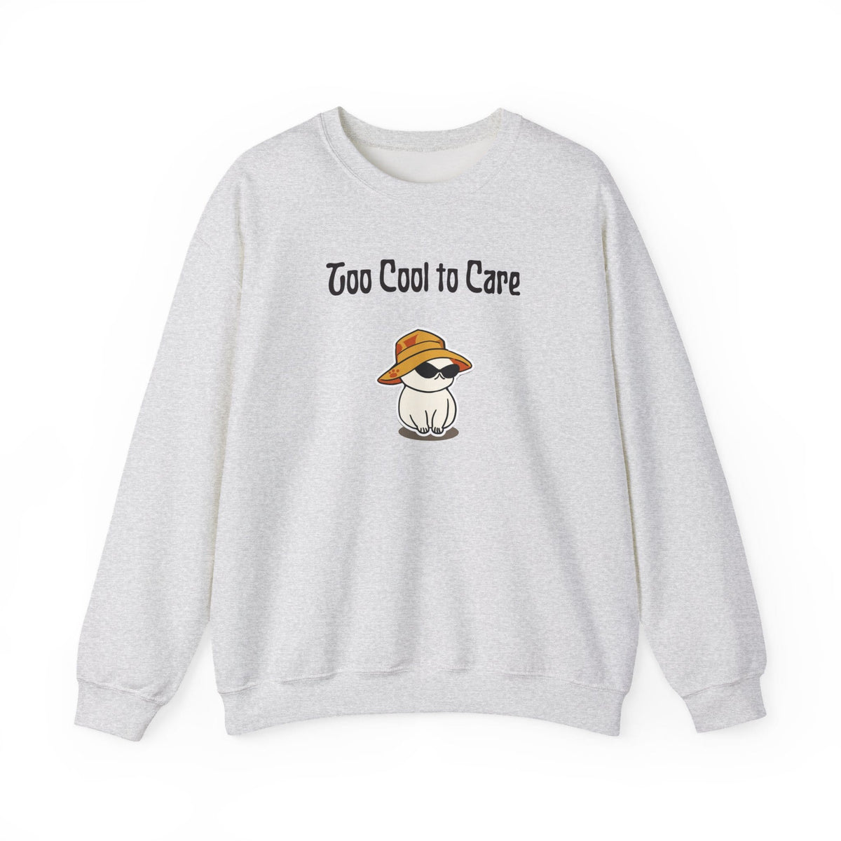 Too Cool To Care Sweatshirt in Ash