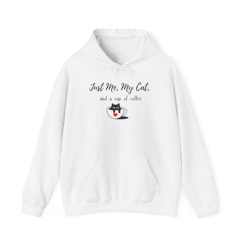 Just Me, My Cat, and a cup of coffee Hoodie - PetXcite