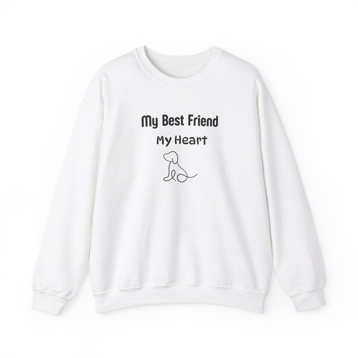 My Best Friend My Heart Sweatshirt - PetXcite