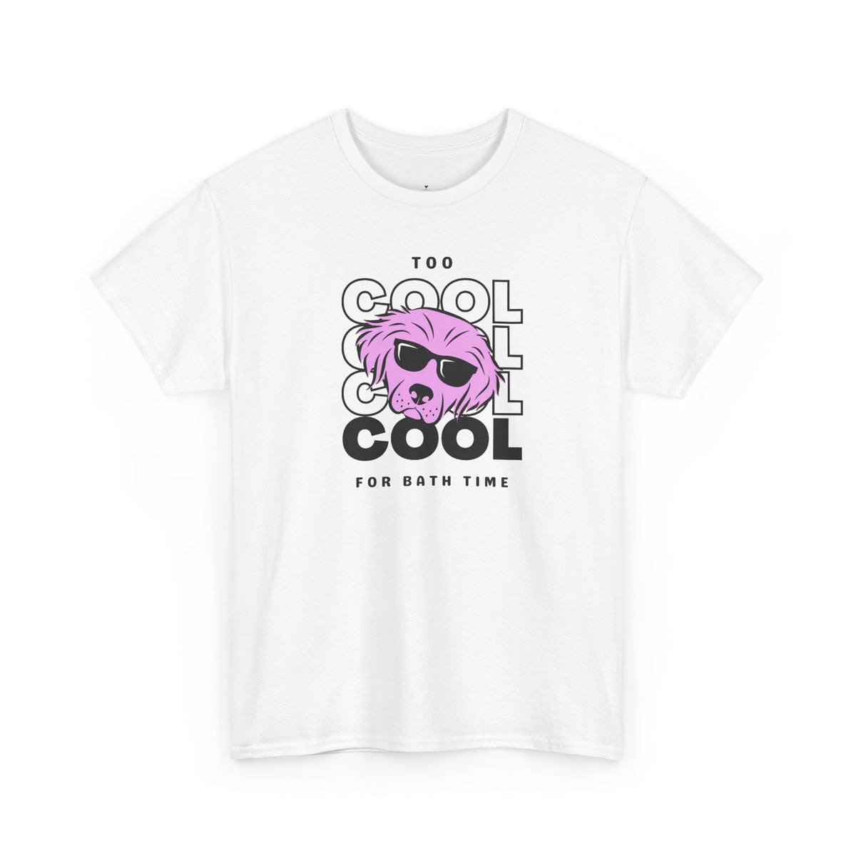 Too Cool For Bath Time T-Shirt in White