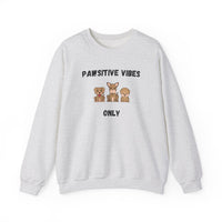 Pawsitive Vibes Only Sweatshirt - PetXcite