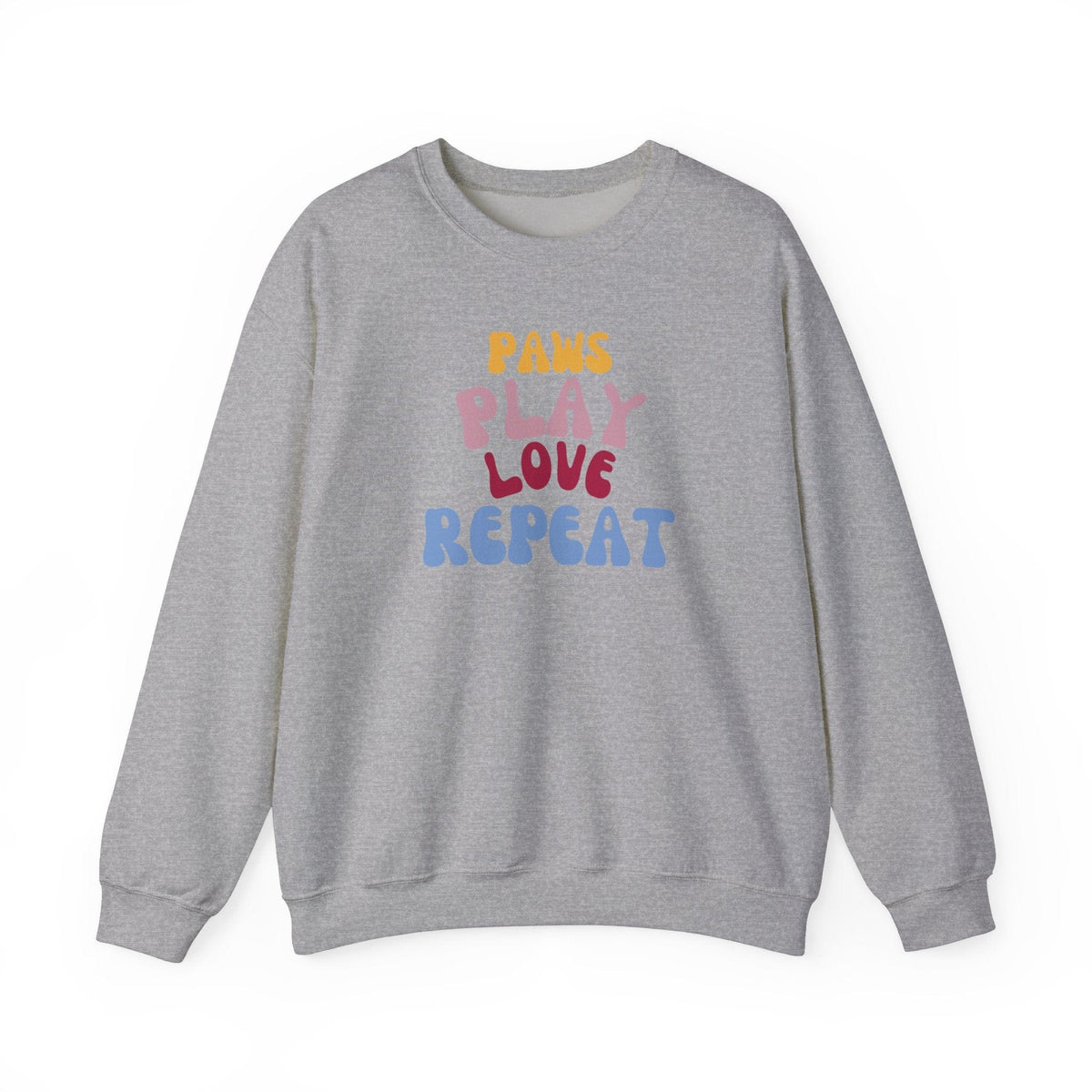 Paws Play Love Repeat Sweatshirt - PetXcite