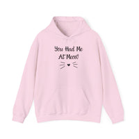 You Had Me At Meow Hoodie - PetXcite