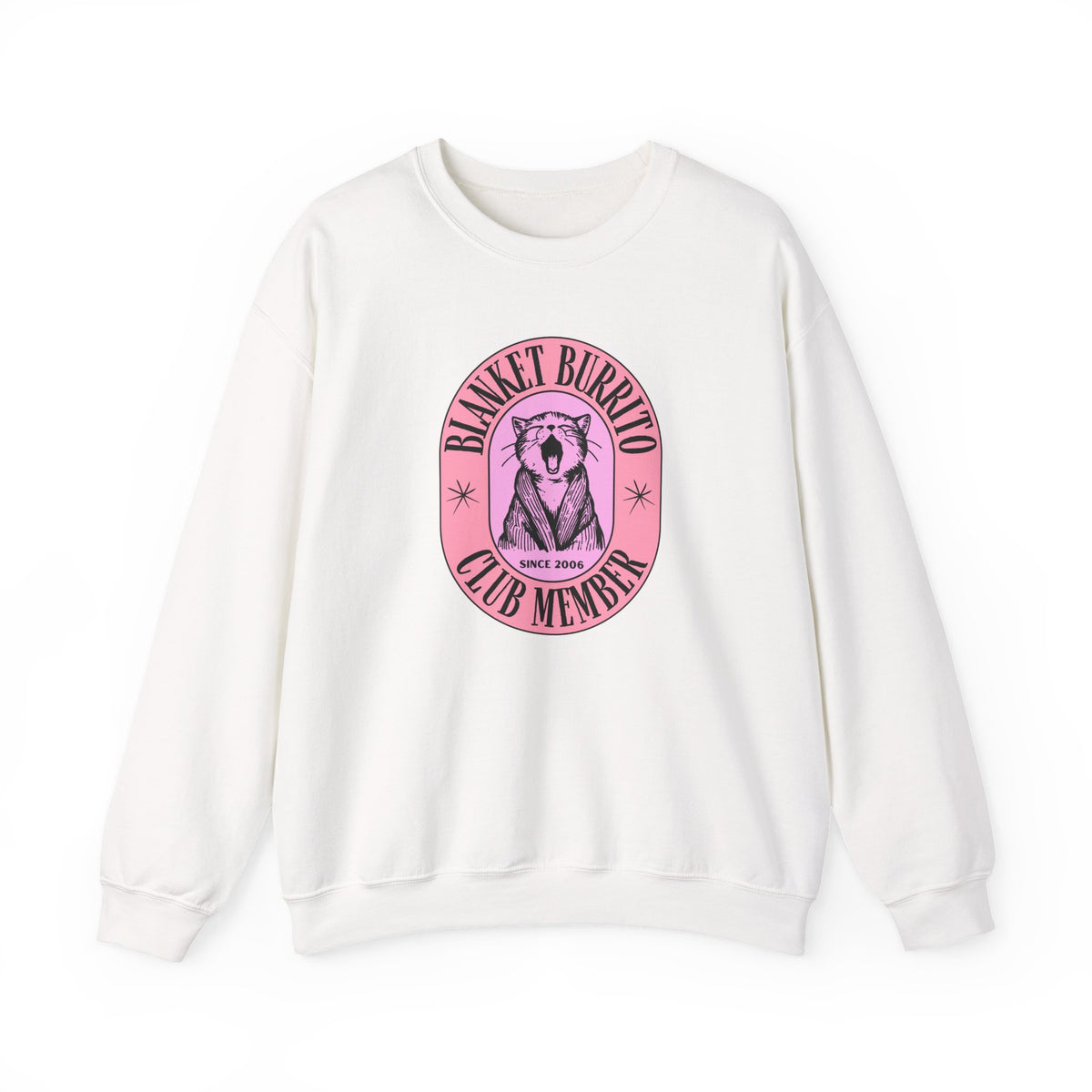 Blanket Burrito Club Sweatshirt in White