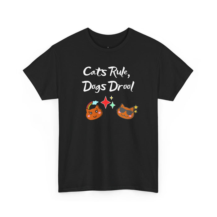Cats Rule, Dogs Drool T-Shirt - PetXcite