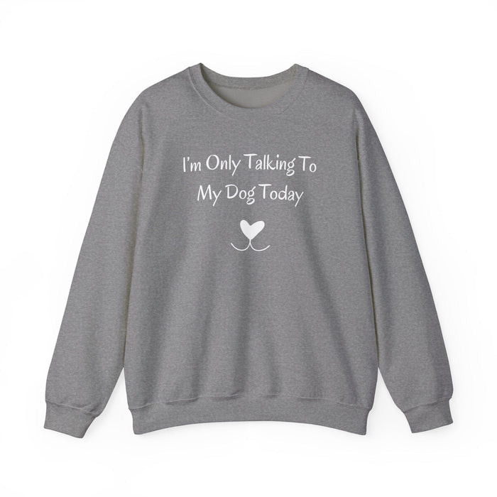 I’m Only Talking To My Dog Today Sweatshirt - PetXcite