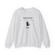 Introverted But Willing To Discuss Cats Sweatshirt in Ash