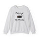 Morning! No Thanks Sweatshirt in Ash
