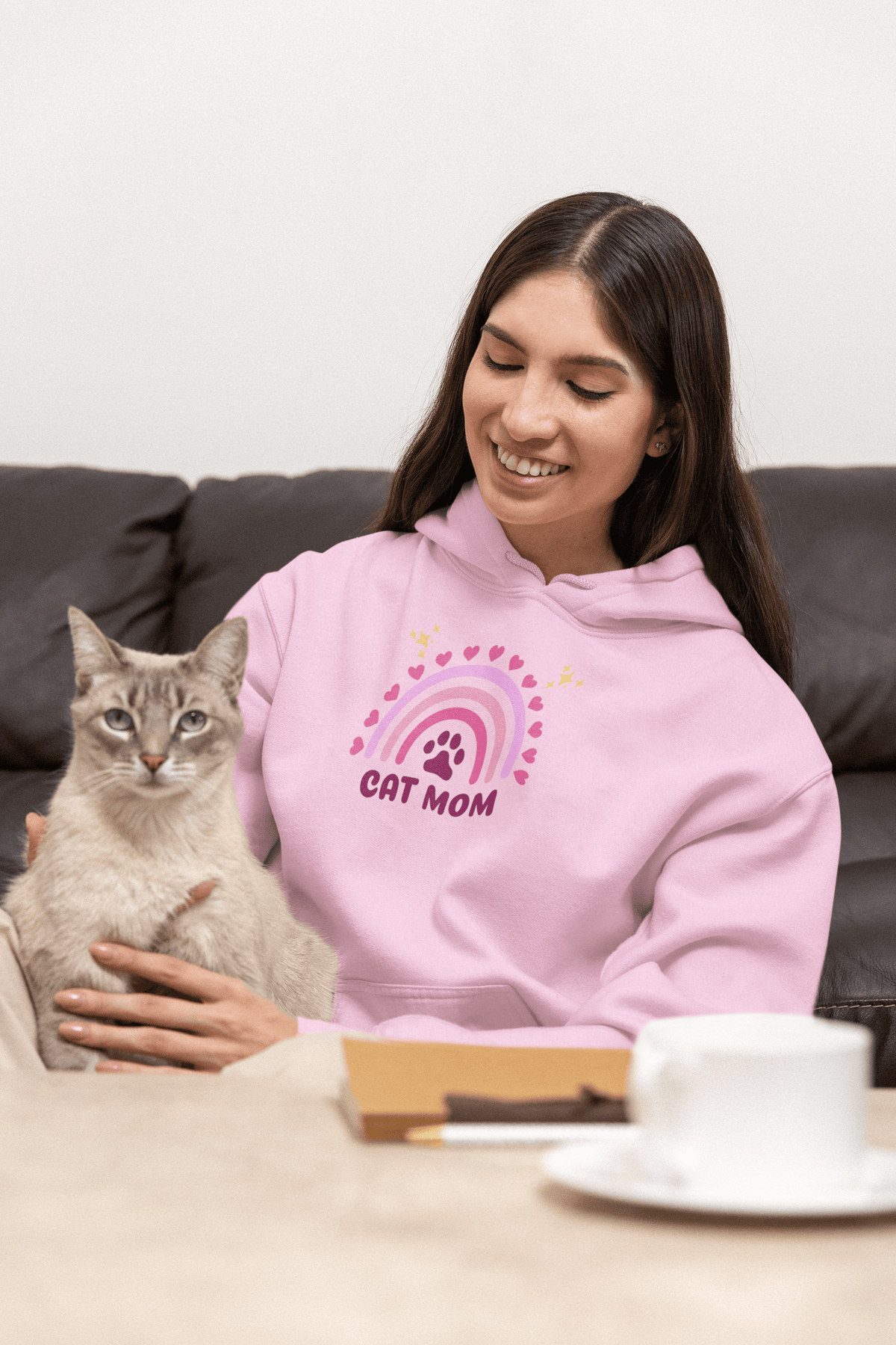 Cat Mom Hoodie - PetXcite