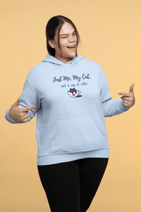 Just Me, My Cat, and a cup of coffee Hoodie - PetXcite