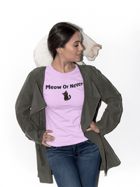 Meow Or Never T-Shirt - PetXcite