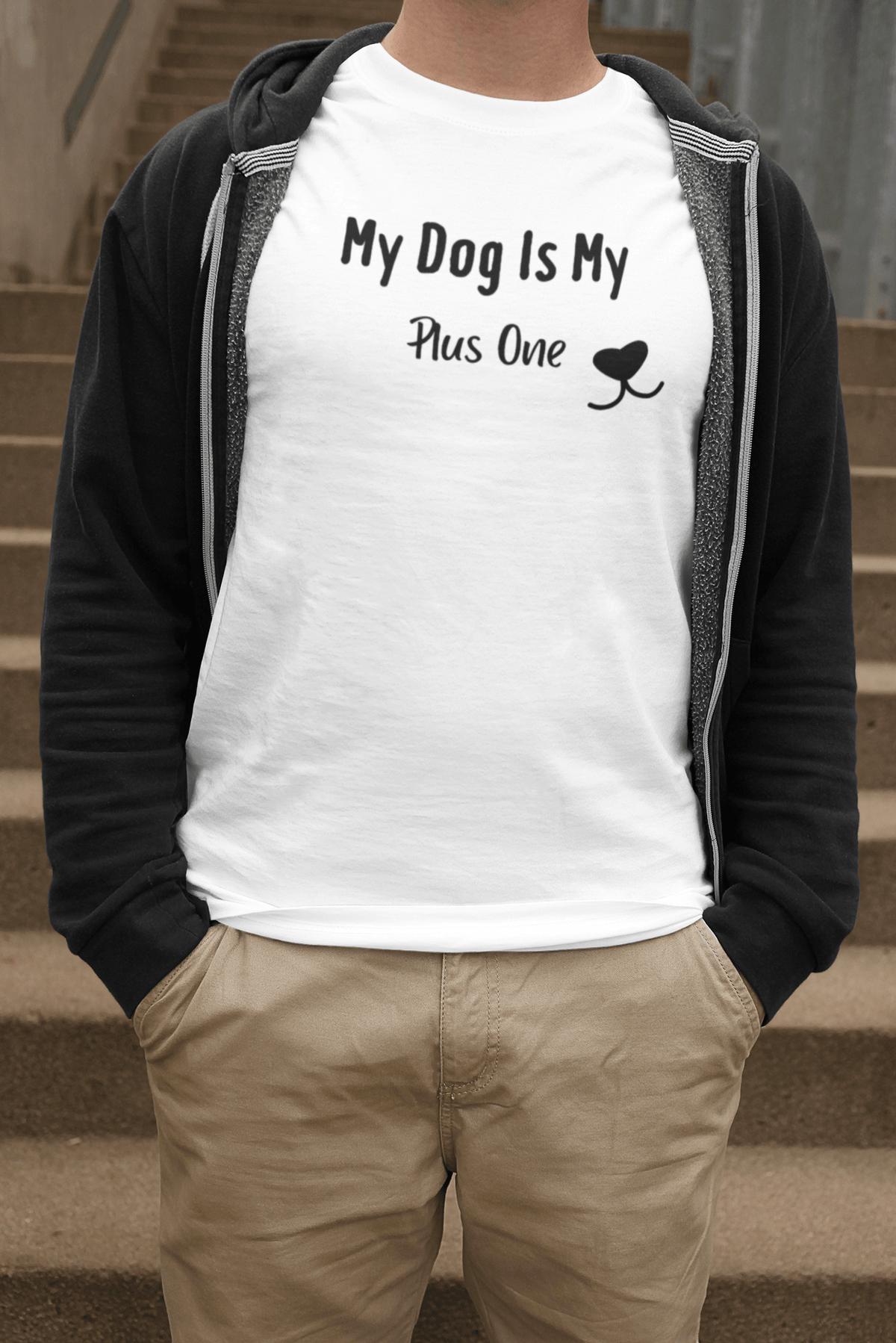 My Dog Is My Plus One T-Shirt - PetXcite