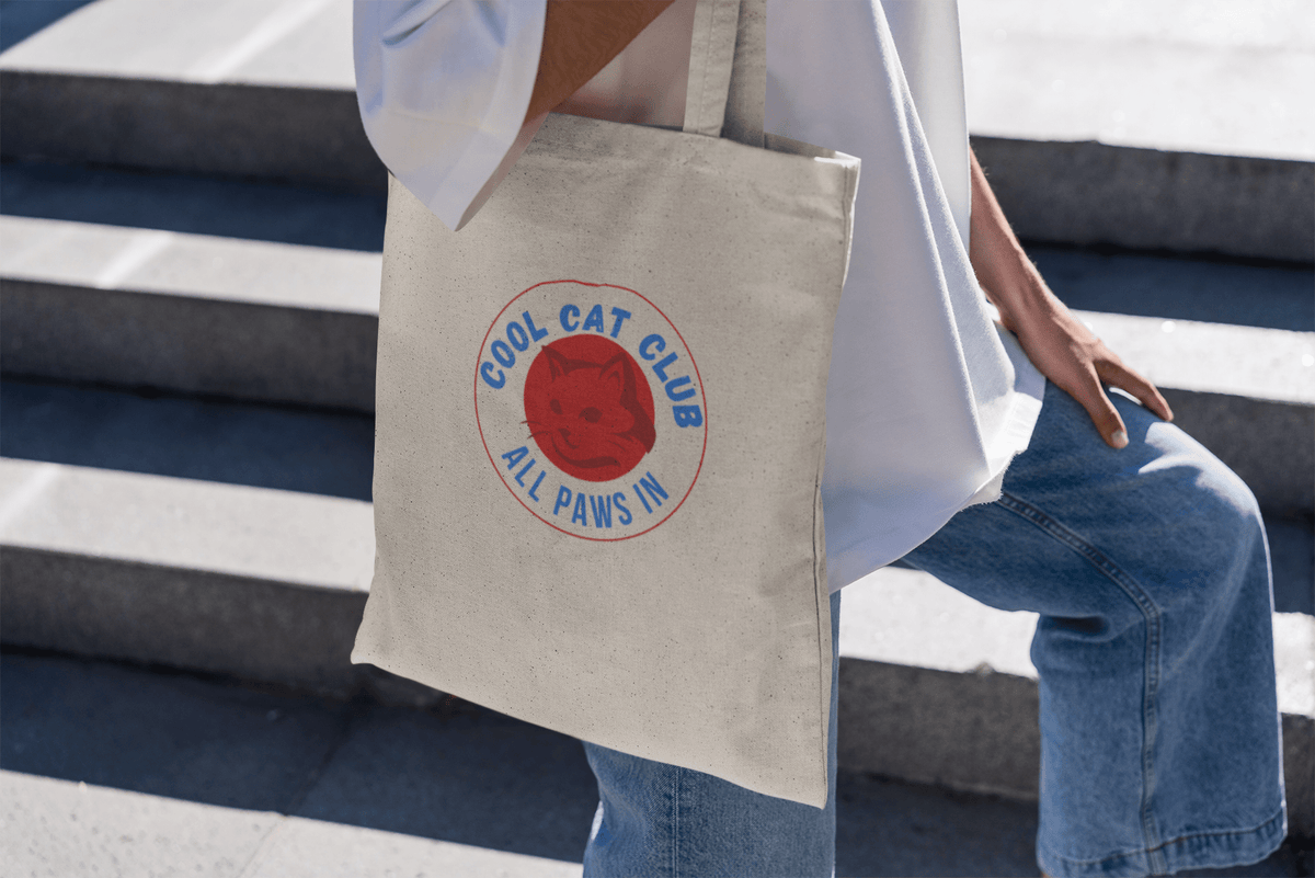 Cool Cat Club: All Paws In Tote Bag - PetXcite